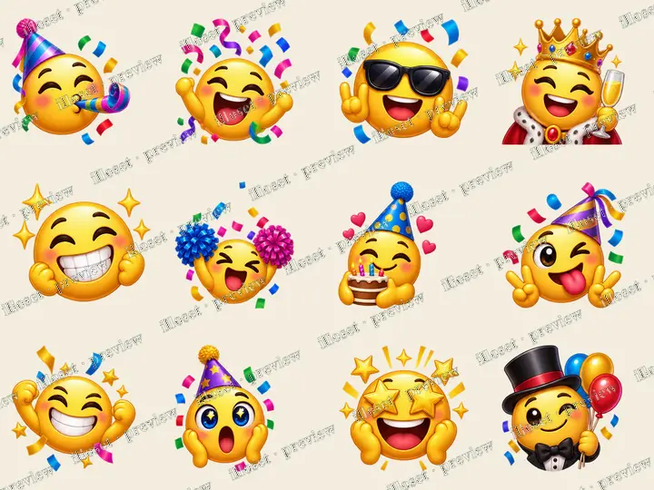Celebration Party Emojis